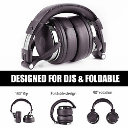 Universal Audio pro 50 casque stéréo câblé studio casque DJ professionnel avec microphone sur oreille moniteur casque basse casque micro sur chaise de sable casque ultra-DJ oral