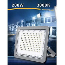 Tradex LED 200W ULTRA SLIM OUTDOOR GREY IP65 LIGHT 6500K 4000K 3000K FS200W-G5