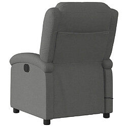 Acheter Maison Chic Fauteuil Relax pour salon, Fauteuil inclinable de massage électrique gris foncé tissu -GKD70281