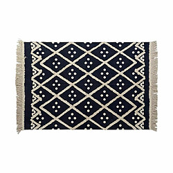 Tapis DKD Home Decor Beige Blue marine (120 x 180 x 0,7 cm)