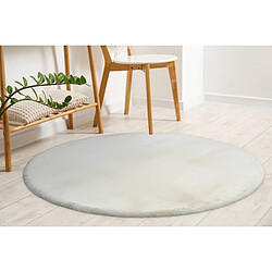 Acheter RUGSX Tapis TEDDY NEW wool 45 cercle Shaggy crème très épais, en peluche cercle 200 cm