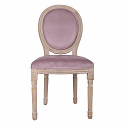 Chaise de Salle à Manger Alexandra House Living Rose 100 % polyester 46 x 96 x 48 cm