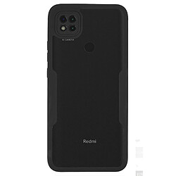 Coque en TPU + acrylique noir pour votre Xiaomi Redmi 9C