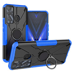 Coque en TPU anti-chute avec béquille pour votre Tecno Pova Neo - bleu