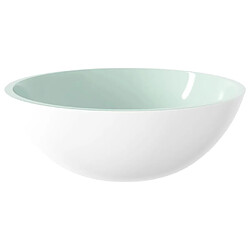 Avis vidaXL Lavabo Verre 50x37x14 cm Blanc