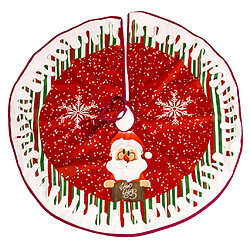 tissu jupe d'arbre de Noël se dresse décor de Noël 90cm santa claus a