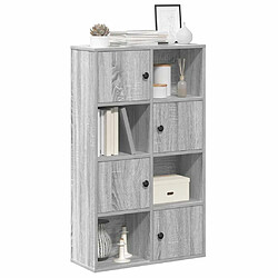 vidaXL Bibliothèque sonoma gris 60x24x101,5 cm bois d'ingénierie