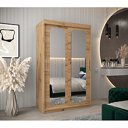 Abiks Meble Armoire PROMO T3 À Portes Coulissantes 200/120/62 2 Portes (Artisan/Artisan)