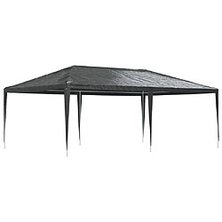 vidaXL Tente de réception professionnelle 4x6 m Anthracite 90 g/m²