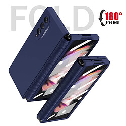 Coque en TPU antichoc bleu pour votre Samsung Galaxy Z Fold3 5G