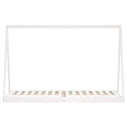 Acheter Maison Chic Lit simple Cadre de lit pour enfants,Lit d'Enfant Moderne blanc 80x200 cm bois de pin massif -MN21131