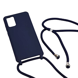 Coque en TPU durable avec sangle multifonction bleu foncé pour votre Samsung Galaxy S20 Plus