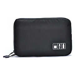 Universal (Noir) Gadgets Cable Organizer Sac de rangement Accessoires électroniques de voyage Boîte à câbles Boîte à câbles Chargeur USB Alimentation Étagère à banque Outils numériques Sac