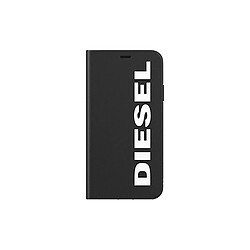 Diesel Étui Folio pour iPhone 11 Pro Max Gamme Booklet avec Emplacements des Cartes Noir