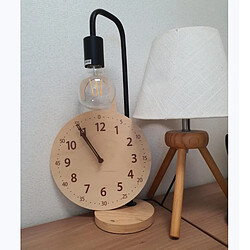 Acheter Horloge Murale Moderne à Piles Digital Office Decor Clock En Bois B1