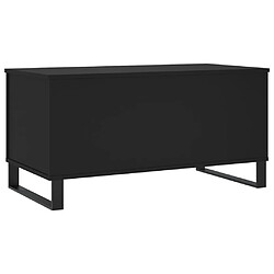 Acheter vidaXL Table basse Noir 90x44,5x45 cm Bois d'ingénierie