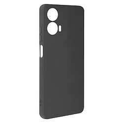 Avizar Coque pour Motorola Moto G24, G04 et G04s Silicone Soft-touch Dragonne Noir