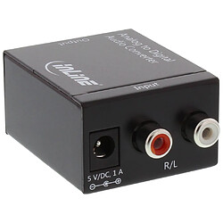 InLine® Audio Converter Entrée analogique-numérique 2x sortie stéréo RCA Toslink ou RCA