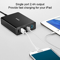 Avis Wewoo Chargeur 2.4A Commutateur mural 5 ports PDA 5 USB / C pour téléphones mobiles / Tables / Macbooks (Noir)