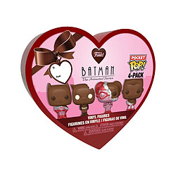 Funko DC Valentines - Pack 4 figurines Pocket POP! Choc 4 cm