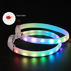 Avis LED Collier de Chien, USB Rechargeable Glowing Collier