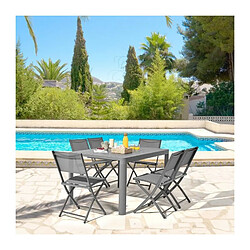 Acheter Table de jardin extensible en aluminium - 97/149 x 149 x 149 x 75 cm