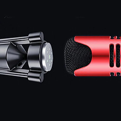 Microphone Sans Fil Avec Puce Numérique DSP Mini Micro Portable Chantant Rouge