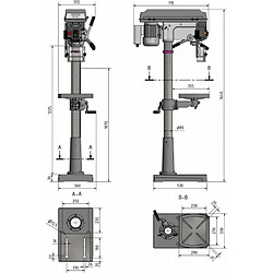 Fp Perceuse à colonne 230 V OPTIdrill D23Pro Optimum