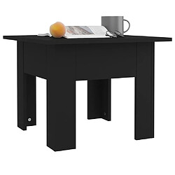 Acheter Maison Chic Table basse,Table Console Table d'appoint, Table pour salon noir 55x55x42 cm bois d'ingénierie -MN55372