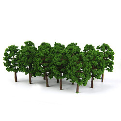 120x Modèle 8cm 1: 150 Arbres Diorama Supplies Railway Park Fake Plants Set pas cher