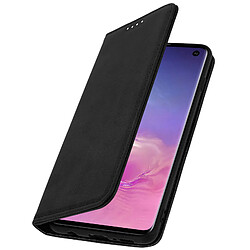 Avizar Housse Samsung Galaxy S10 Étui Porte-cartes Support Stand noir