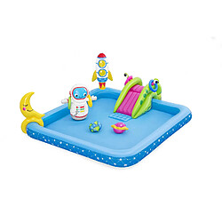 Piscine Gonflable pour Enfants Bestway Petit Astronaute 228x206x84 cm Toboggan Plus de 2 Ans