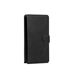 Folio Wallet Universel XL avec languette de fermeture Noir Bigben