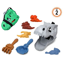 BigBuy Outdoor Set de jouets de plage 21 x 15 cm Dinosaure