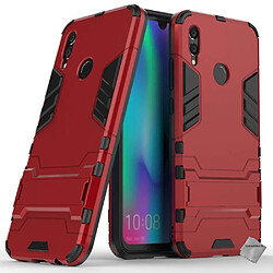 Htdmobiles Coque rigide anti choc pour Huawei Honor 10 Lite + film ecran - ROUGE