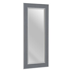 BigBuy Home Miroir mural 56 x 2 x 126 cm Gris Bois Blanc