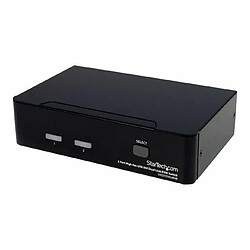 Avis STARTECH Commutateur KVM 2 Ports DVI, USB et Audio - Switch KVM DVI Dual Link - 2560x1600 - 2 Ordinateur(s) - 1 Utilisateur(s)