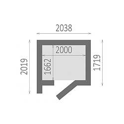 Acheter Maison De La Tendance Maison de jardin BRATEK en bois épicéa 203,8x201,9 H. 229 cm