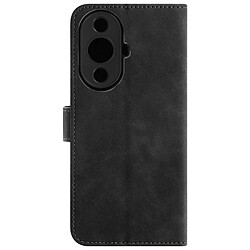 Avizar Étui pour Huawei Nova 11 Pro Clapet Portefeuille Fonction Stand Sleek Cover Noir