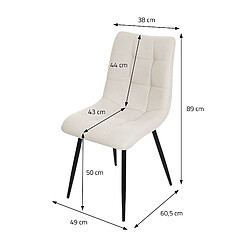 Acheter ML-Design Lot de 8 chaises de salle à manger Chaise de cuisine Chaise de salon Chaise remb