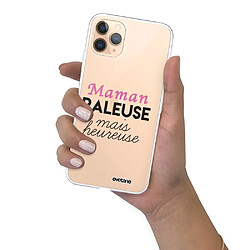 Coque iPhone 11 Pro Max 360 intégrale transparente Maman raleuse Ecriture Tendance Design Evetane. pas cher