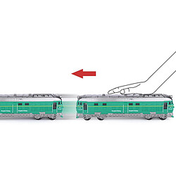 Acheter 1/87 Jouet De Locomotive De Train Moulé Sous Pression Avec Action De Retrait Pour Enfants Cadeaux Vert