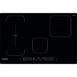 Indesit IB 21B77 NE Noir Intégré (placement) 77 cm Plaque avec zone à induction 4 zone(s)