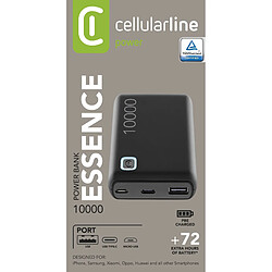 Acheter Cellular Line Cellularline ESSENCE Lithium Polymère (LiPo) 10000 mAh Noir