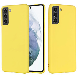 Coque en silicone jaune pour votre Samsung Galaxy S22 Plus