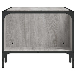 Maison Chic Table basse pour salon | Table à café avec support sonoma gris 100x51x40 cm -GKD53362 pas cher