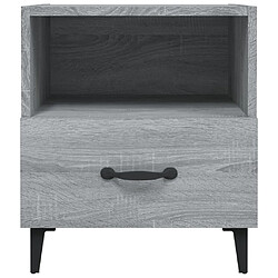 Avis vidaXL Tables de chevet 2 pcs Sonoma gris Bois d'ingénierie