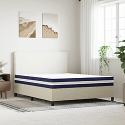 vidaXL Matelas à ressorts ensachés dureté moyenne 160x200 cm