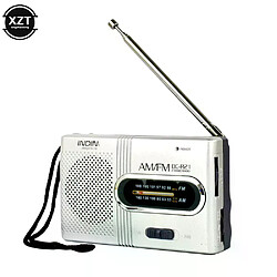 Mini Radio Portable double bande AM FM, lecteur de musique, haut-parleur avec antenne télescopique, Radio stéréo extérieure, 1 pièce