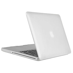 Wewoo Housse Étui blanc pour Macbook Pro 13,3 pouces 3 en 1 Coque de protection en plastique dur givré avec clavier de et prise de poussière de port